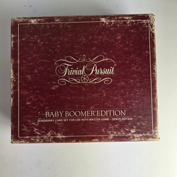 VTG 1983 “Baby Boomer Edition” Trivial Pursuit Master Game Expansion Card Set - Picture 1 of 5
